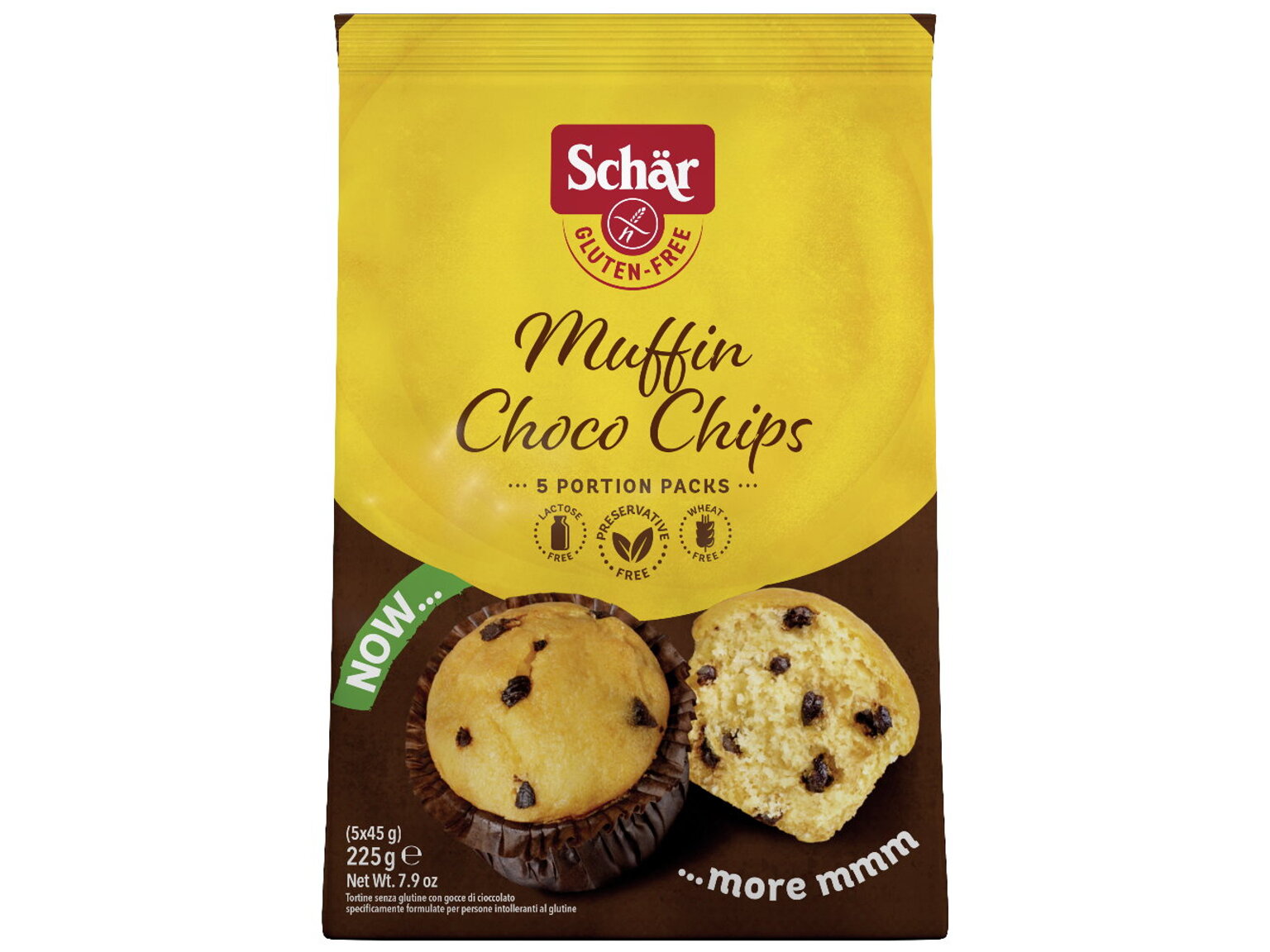 Schär Choco Chip Muffins 225g