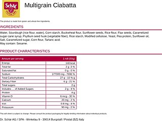 Multigrain Ciabatta