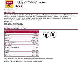 Multigrain Table Crackers